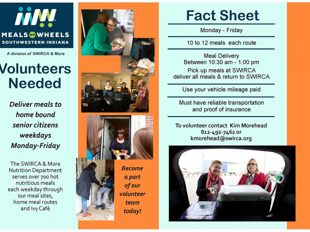MEALS ON WHEELS VOLUNTEER SWIRCA More